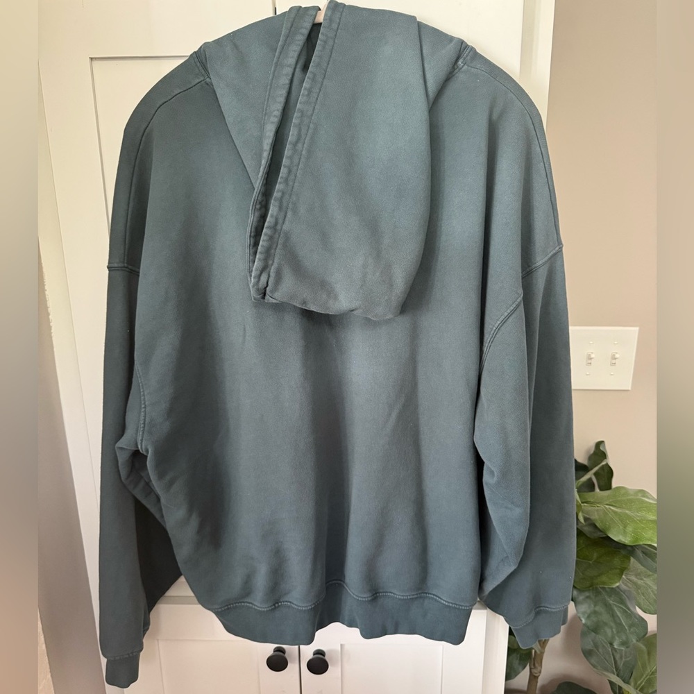 Anine Bing - Ash Hoodie Eagle - Faded Emerald Green - Picture 6 of 13